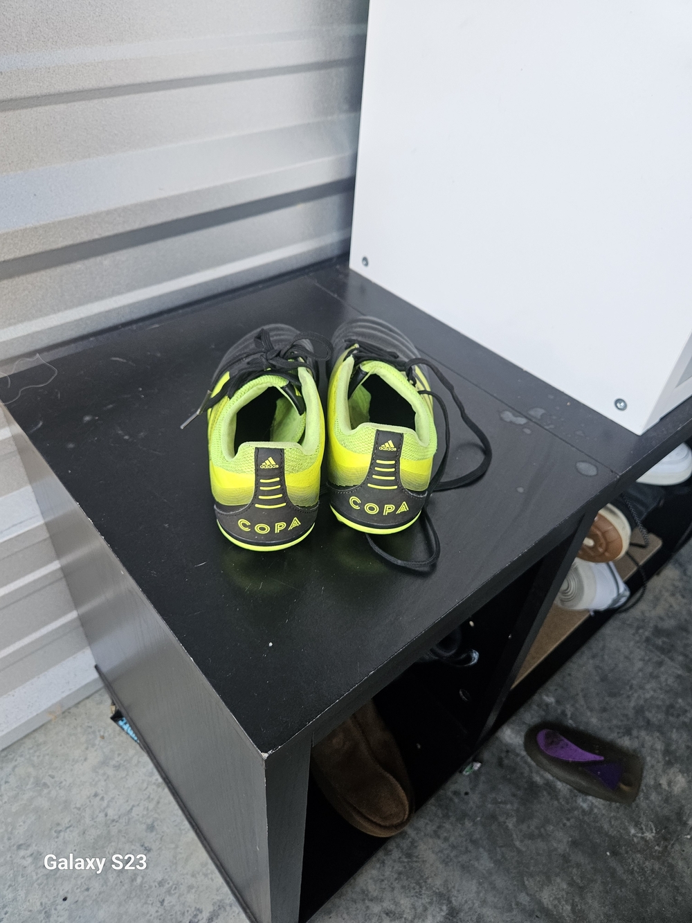 Adidas Copa FG Soccer Cleats Size 5 Black Neon Solar Yellow Leather - Picture 4 of 7